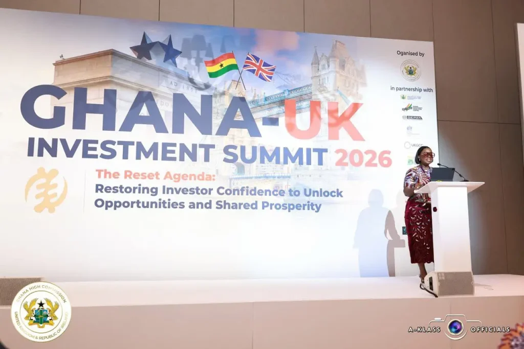 at Ghana–UK Investment Summit in London