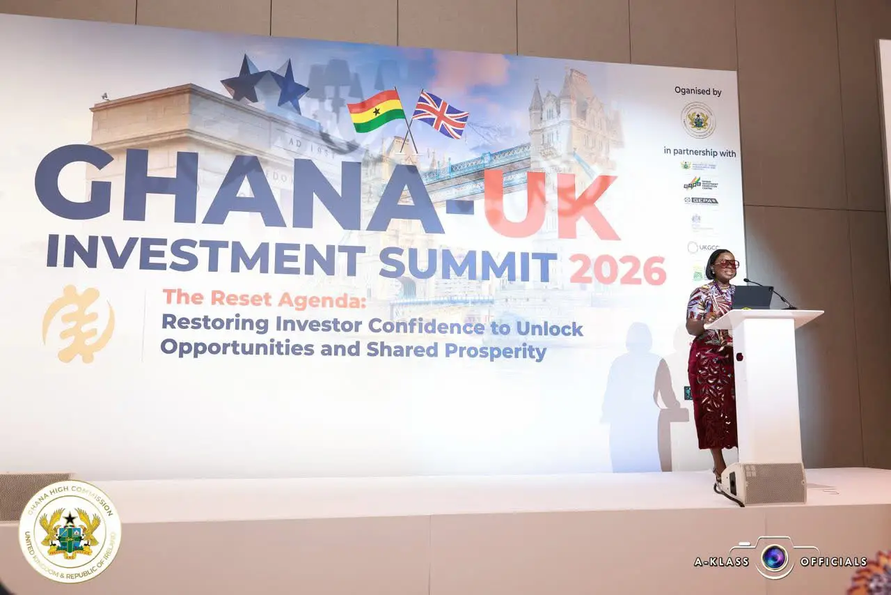 at Ghana–UK Investment Summit in London